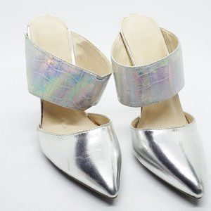 Wild Diva Silver Heels 7.5